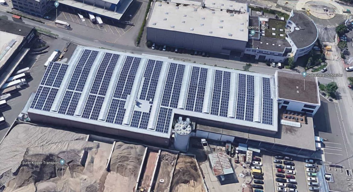 Schneider Pratteln 465 kWp