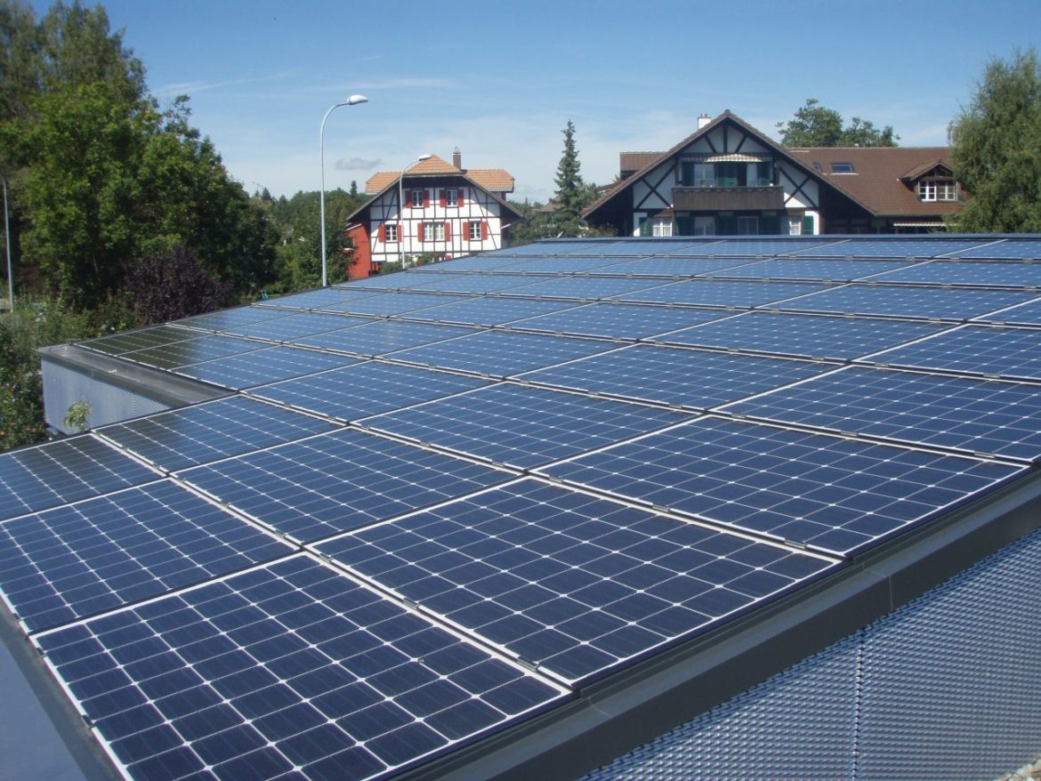 Flachdachsanierung Münsingen 10 kWp